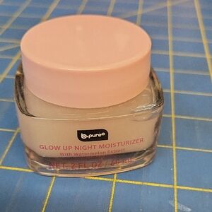 b-pure Glow Up Night Moisturizer Watermelan Extract 60ml New In Jar